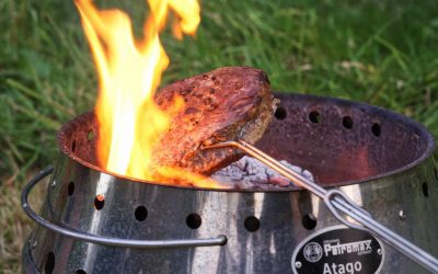 Rib Eye Steak über dem offenen Feuer – Picanha Style